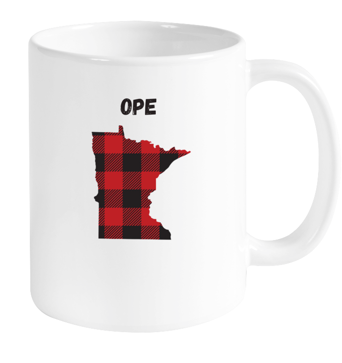 Ope Plaid Minnesota Mug