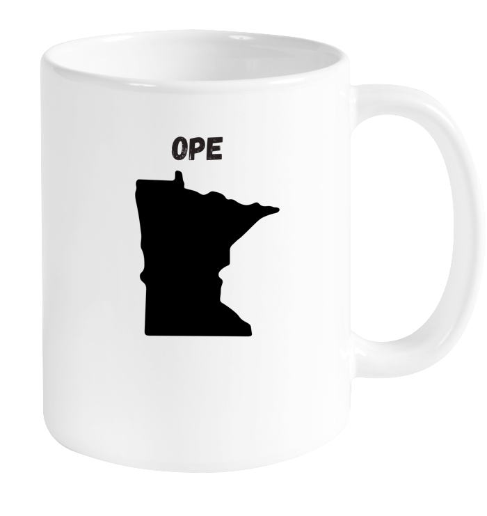 Ope Black Minnesota Mug