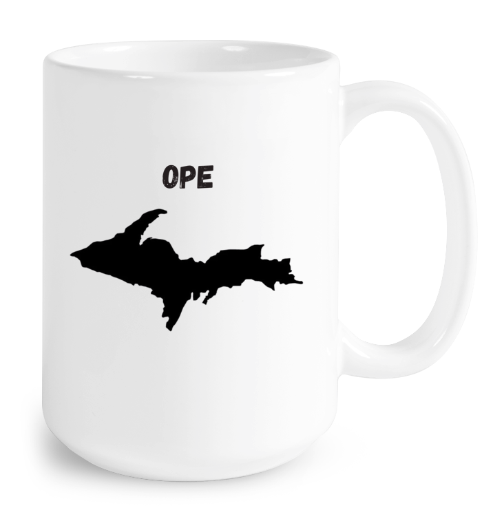 Ope Black UP Mug