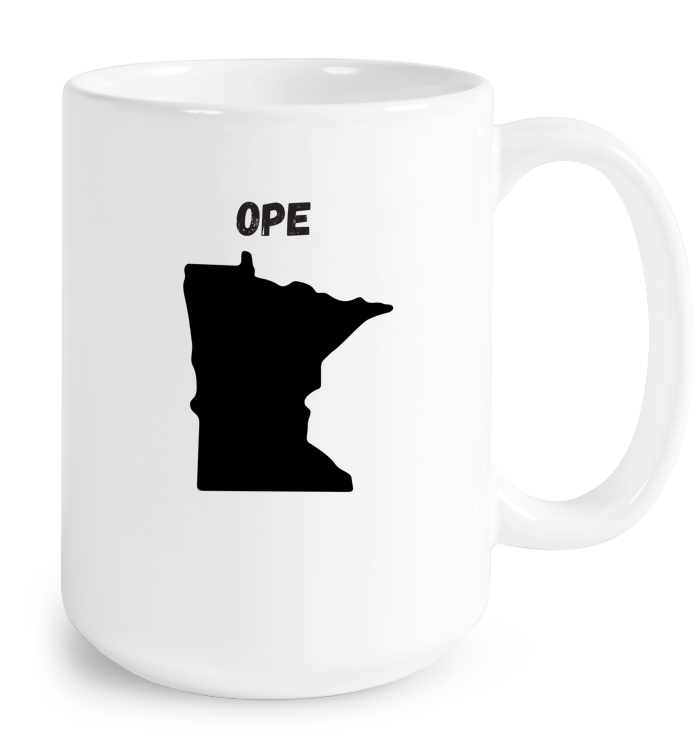 Ope Black Minnesota Mug