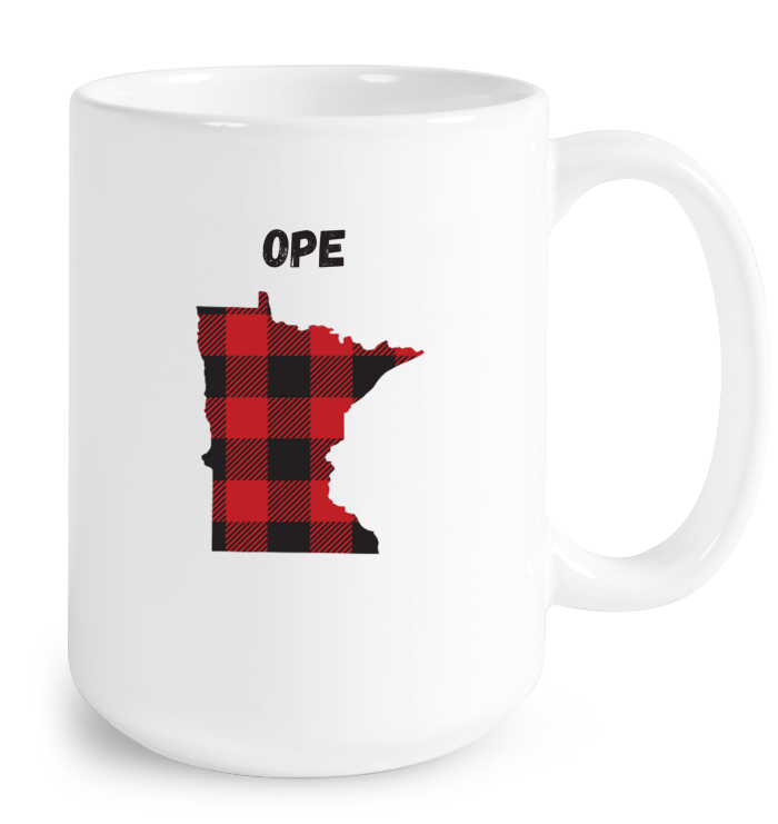 Ope Plaid Minnesota Mug
