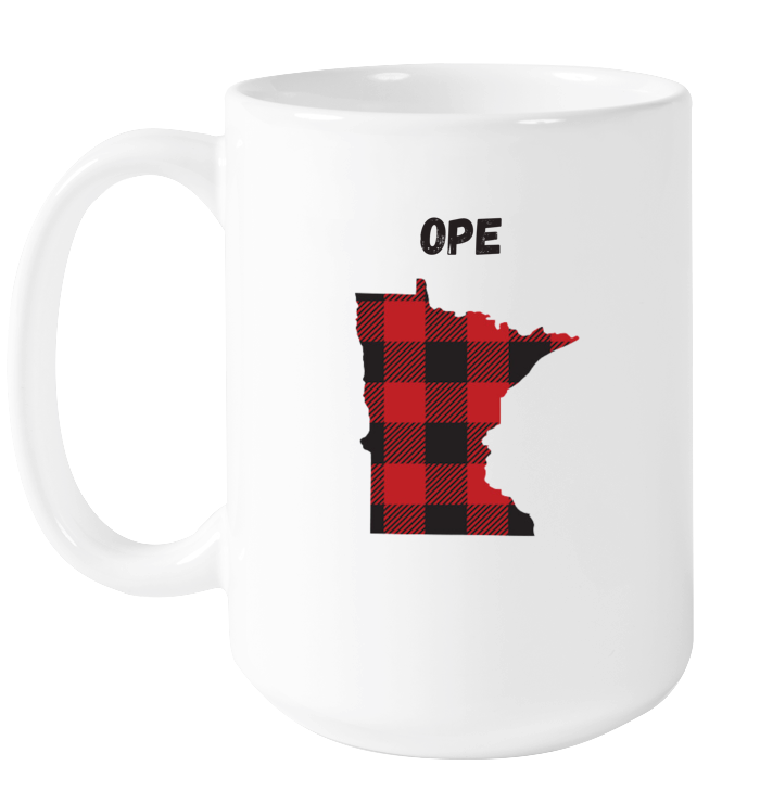 Ope Plaid Minnesota Mug