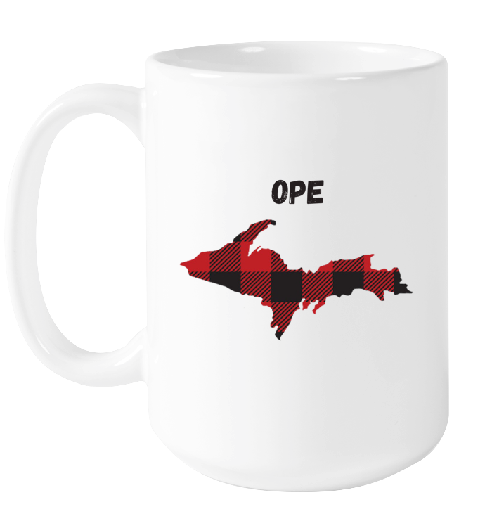 Ope Plaid UP Mug