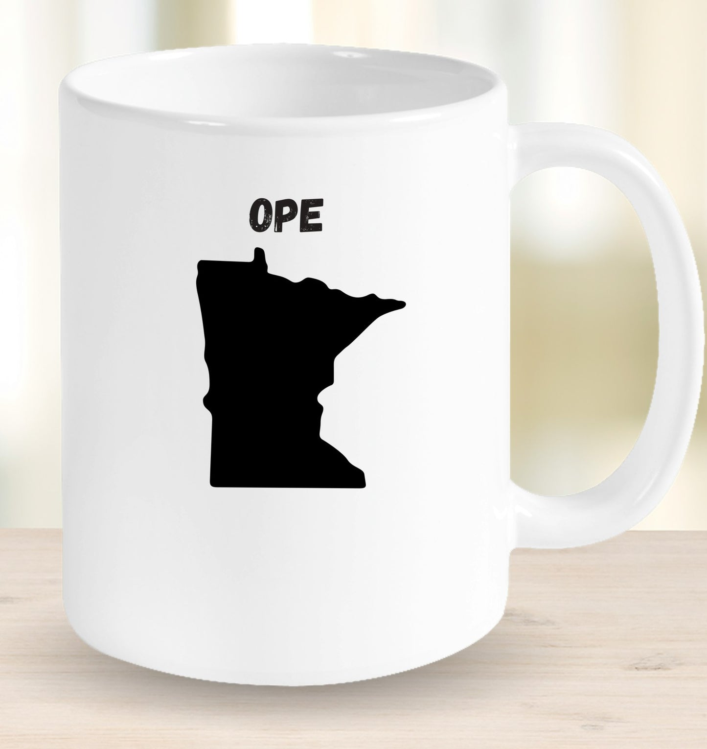 Ope Black Minnesota Mug