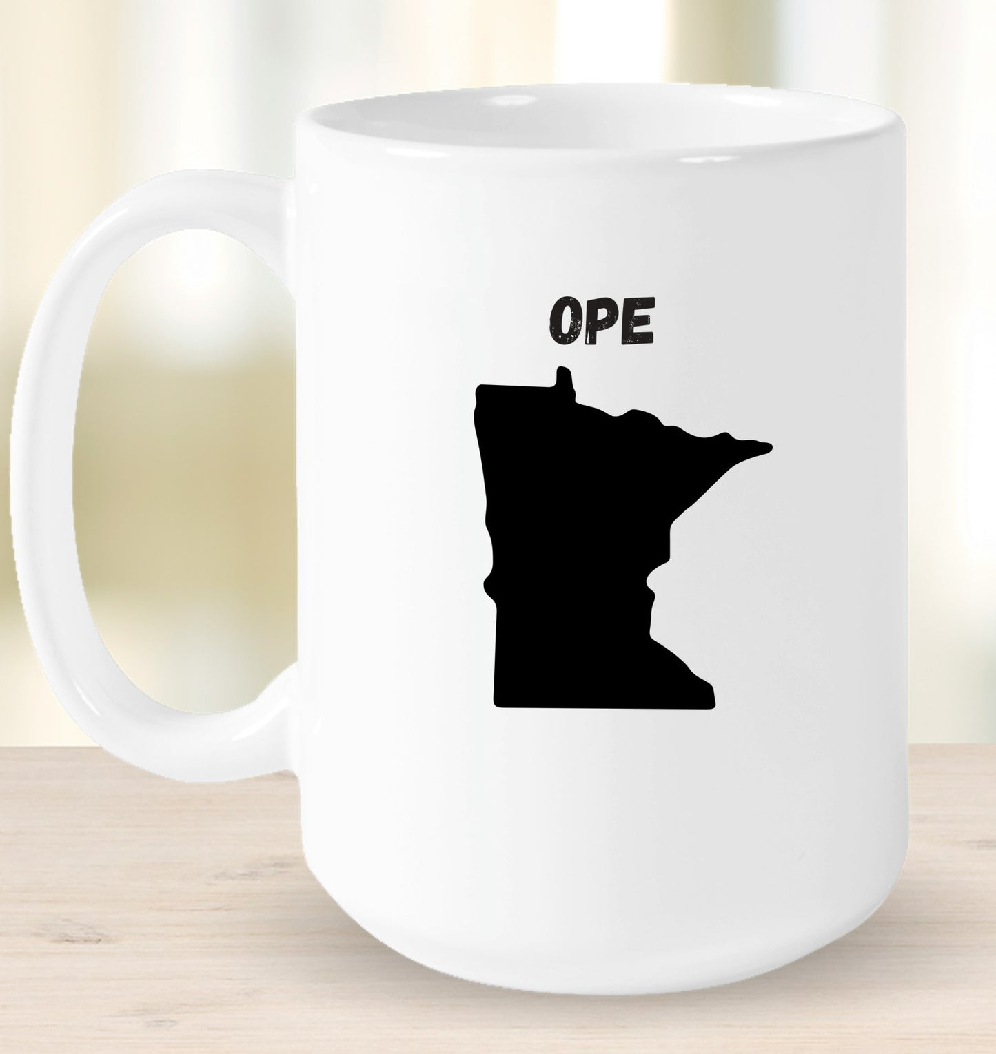 Ope Black Minnesota Mug