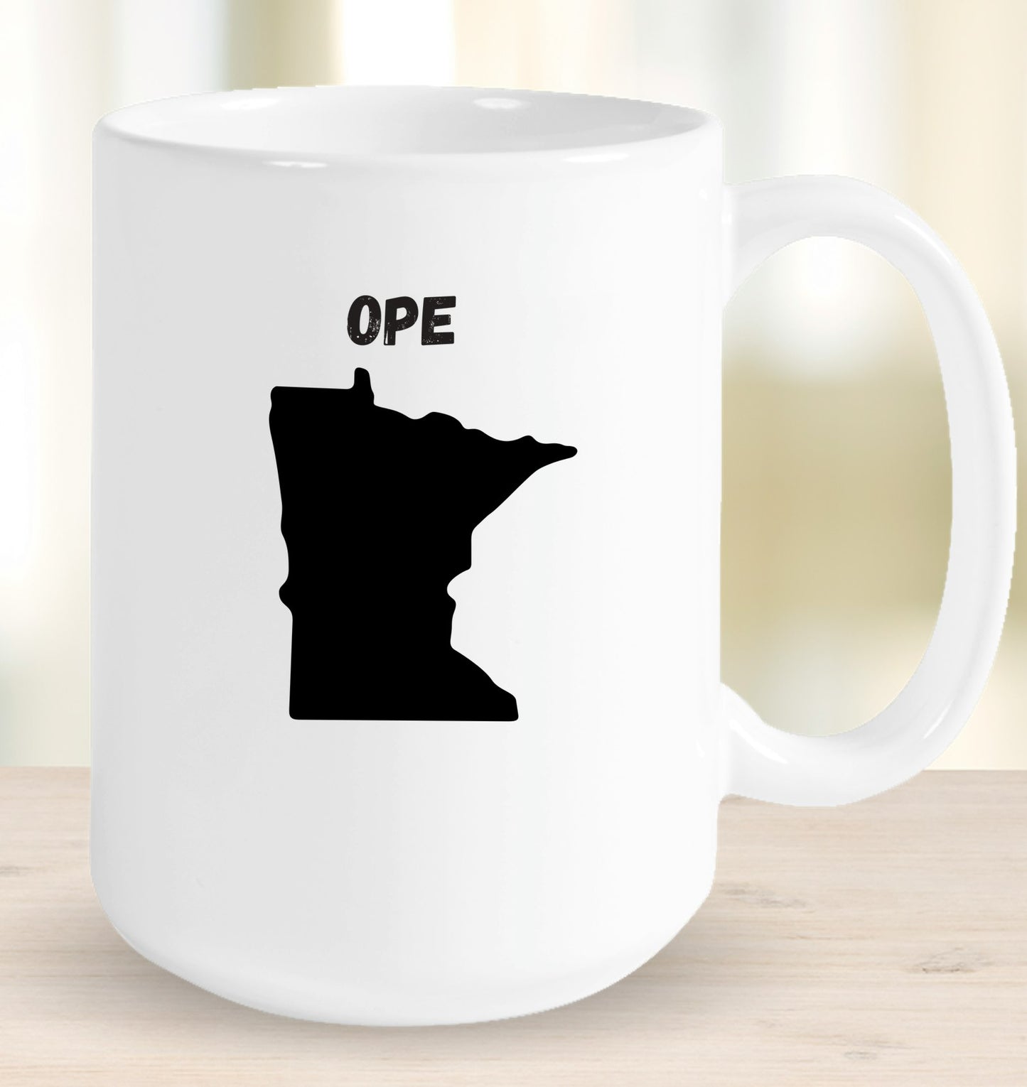 Ope Black Minnesota Mug