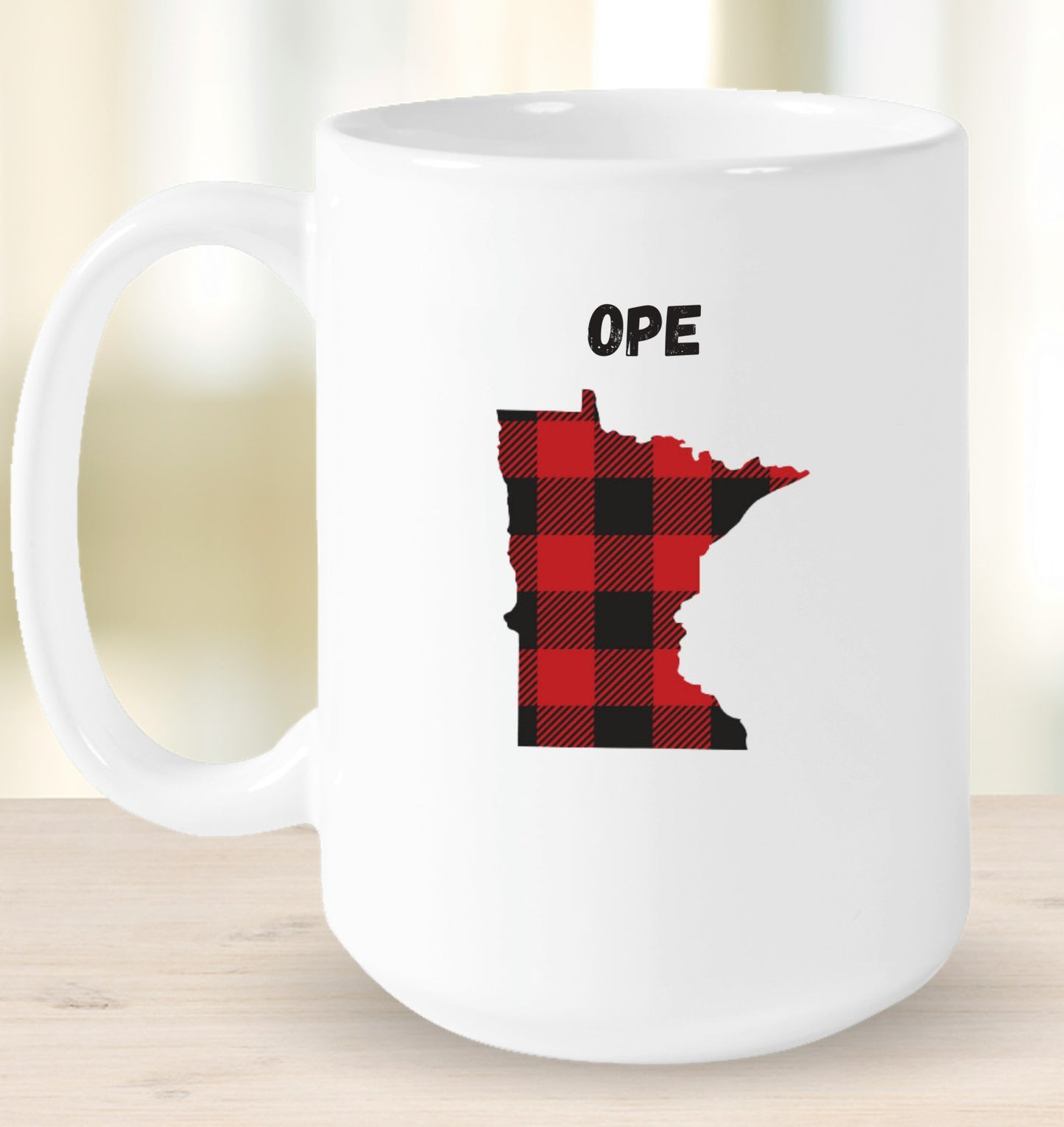 Ope Plaid Minnesota Mug