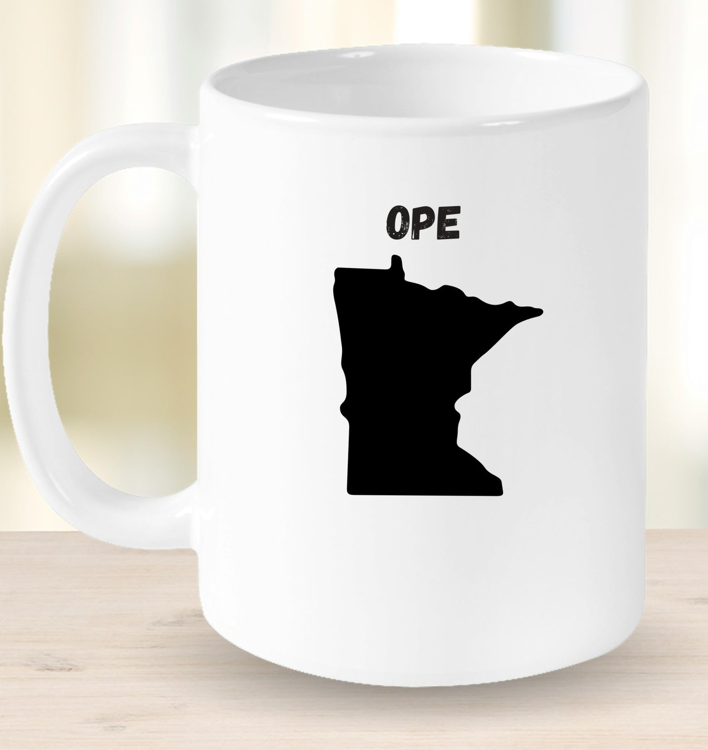Ope Black Minnesota Mug