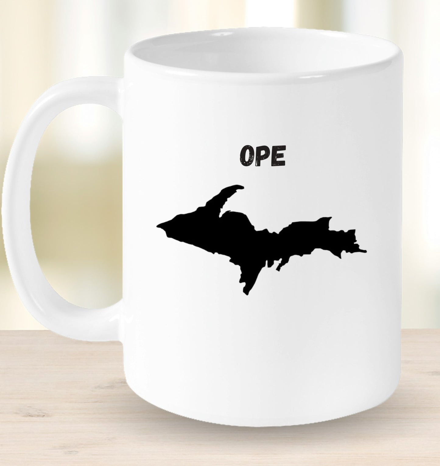 Ope Black UP Mug