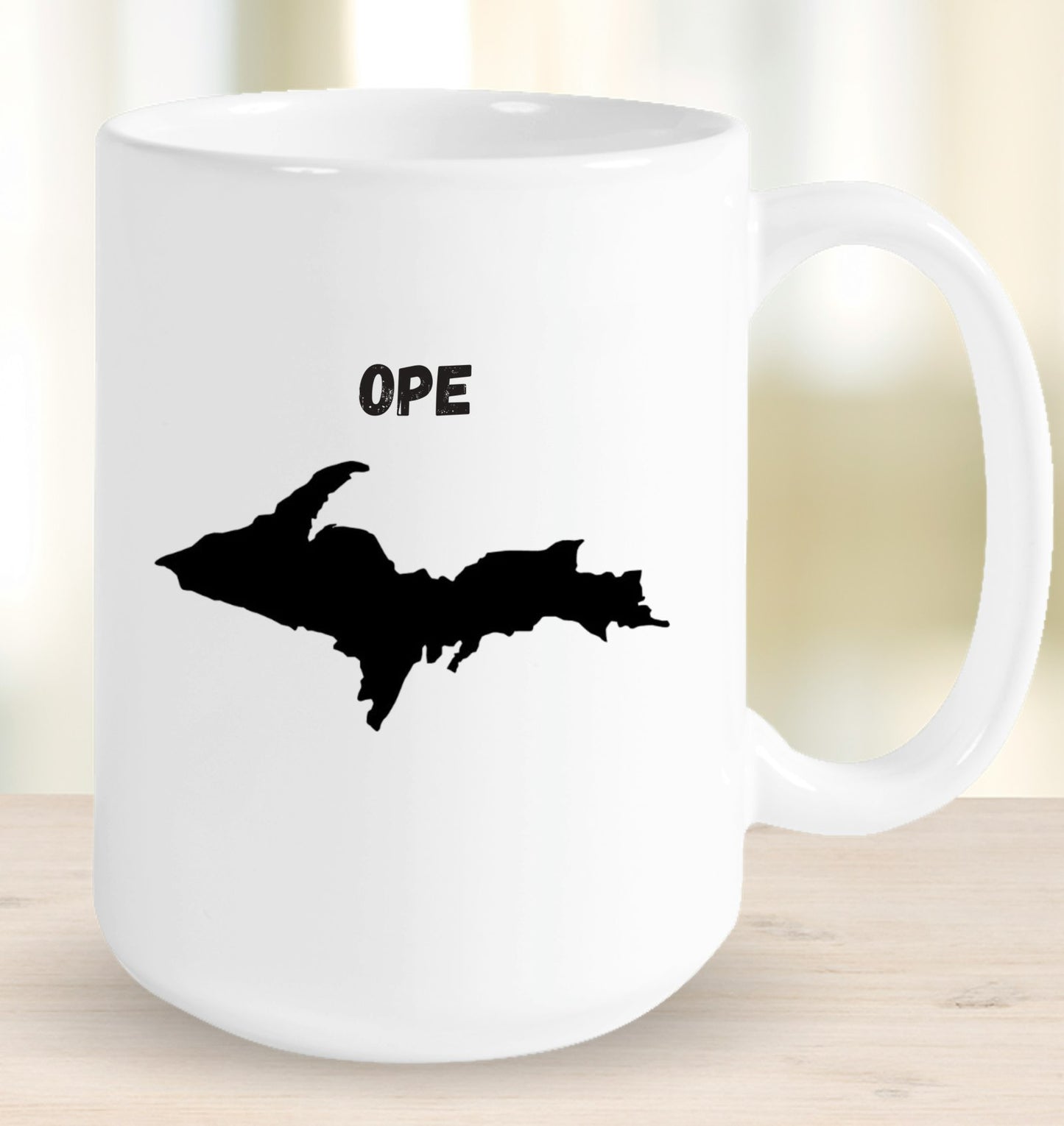 Ope Black UP Mug
