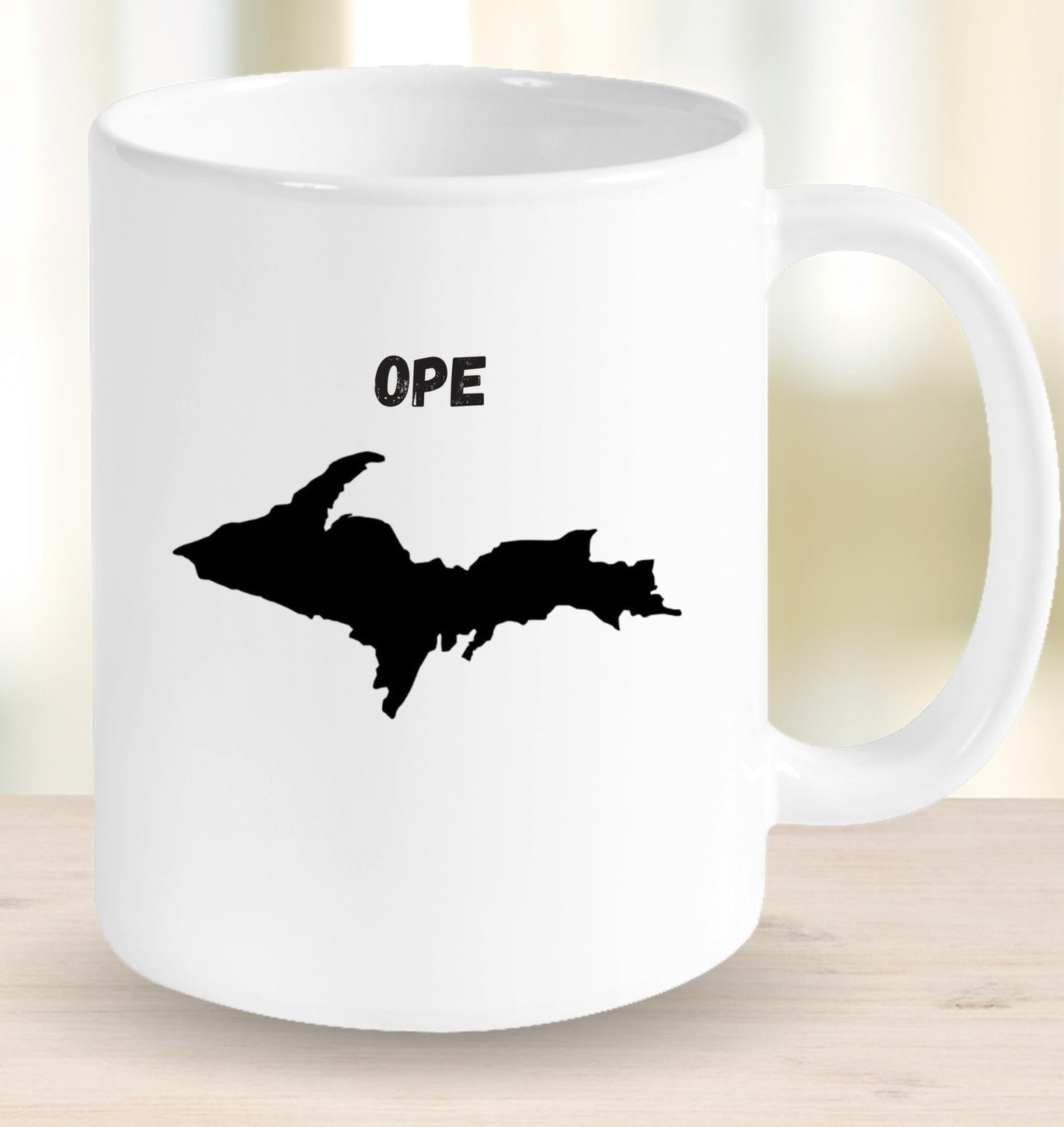 Ope Black UP Mug