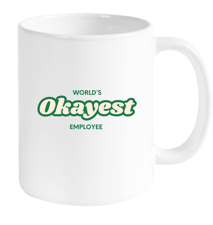 World's Okayest Employee Mug