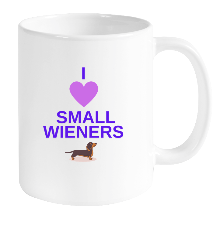 I Love Small Wieners Mug