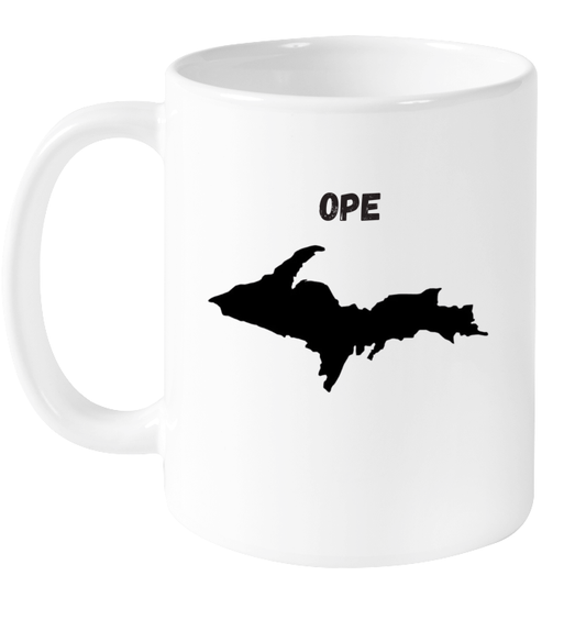 Ope Black UP Mug