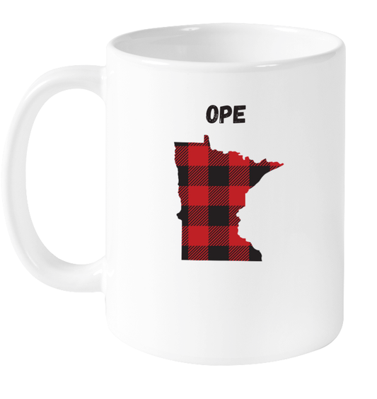 Ope Plaid Minnesota Mug