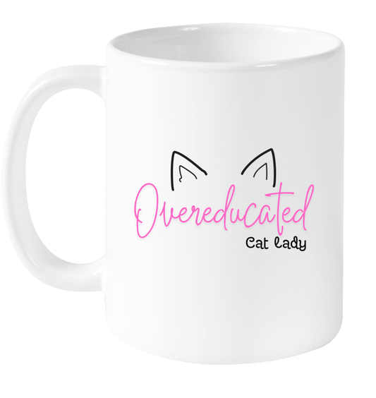 Overeducated Cat Lady Mug