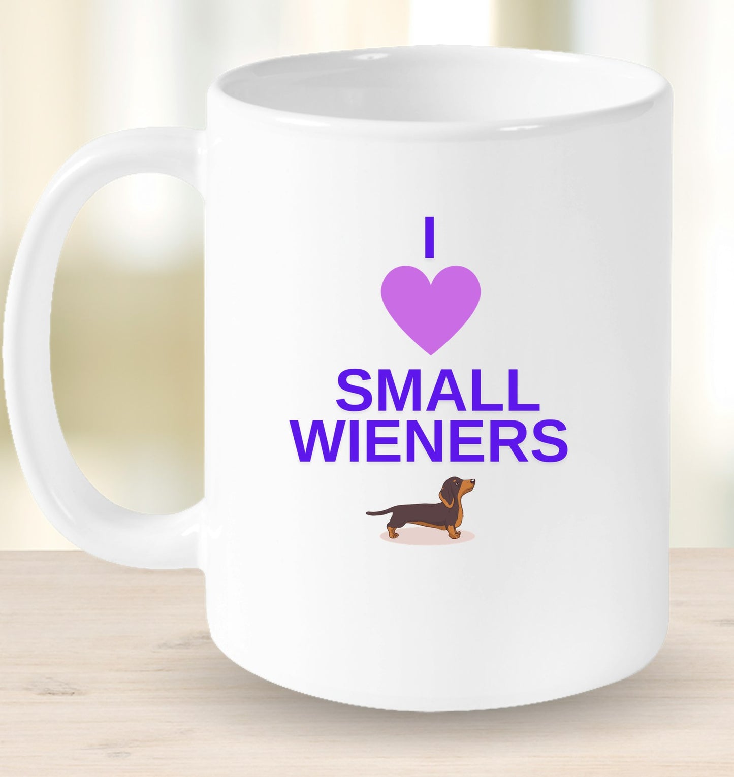 I Love Small Wieners Mug