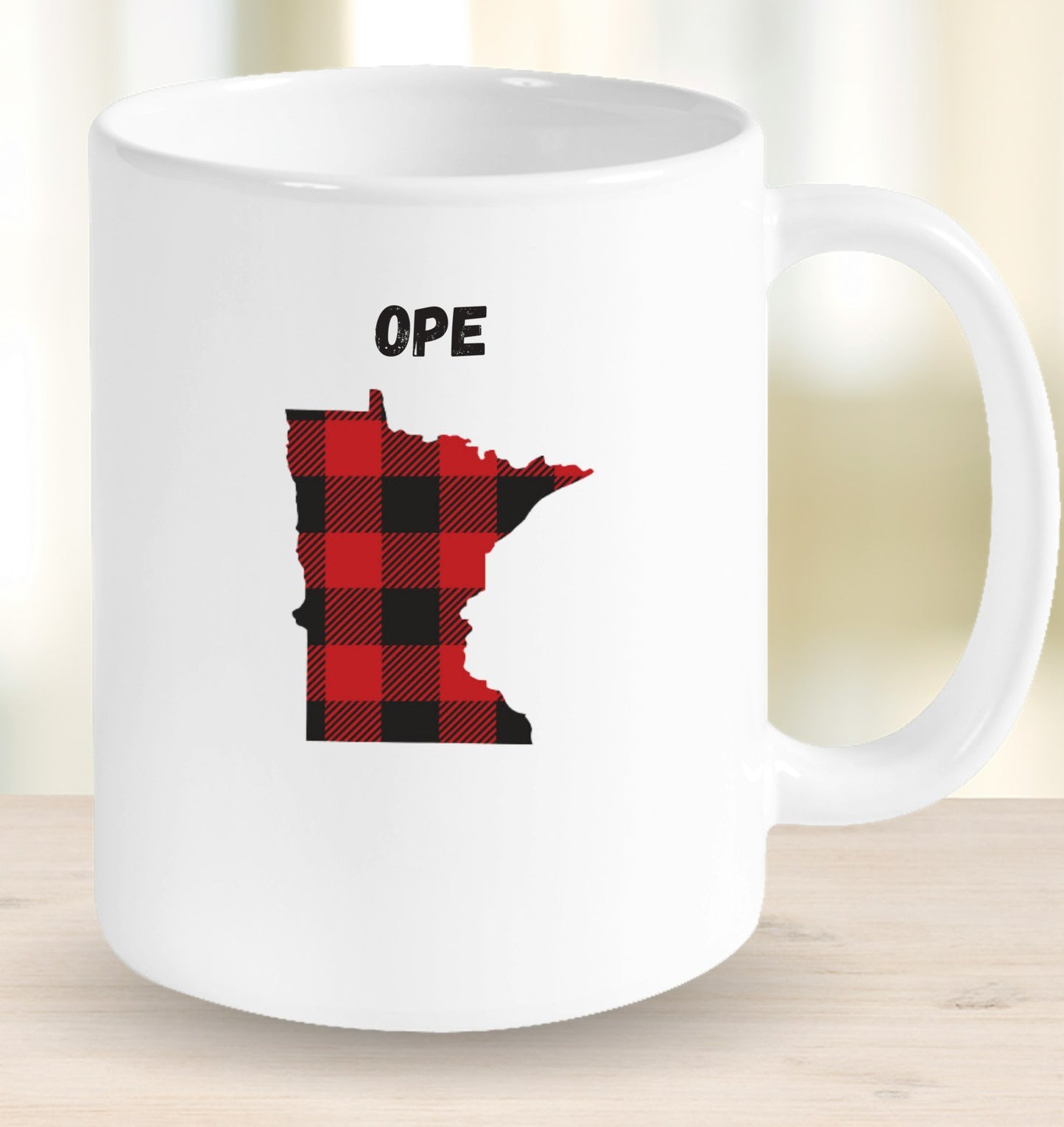 Ope Plaid Minnesota Mug
